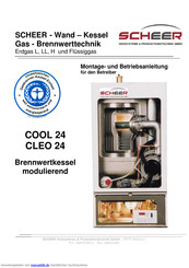 Scheer CLEO 24 Montage- Und Betriebsanleitung