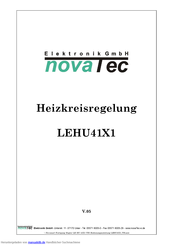 NovaTec LEHU41X1 Montageanleitung Und Bedienungsanleitung