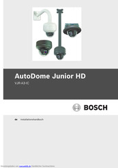 Bosch AutoDome Junior HD Installationshandbuch