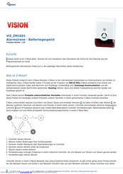 Vision VIS ZM1601 Kurzanleitung