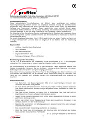 Profitec HA 70 F Bedienungsanleitung