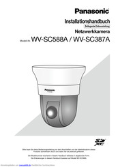 Panasonic WV-SC588A Installationshandbuch