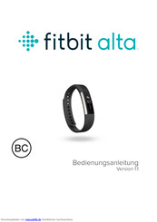 Fitbit Alta Bedienungsanleitung