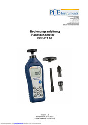 PCE Instruments DT 66 Bedienungsanleitung
