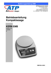 KERN EMB500-1 Betriebsanleitung