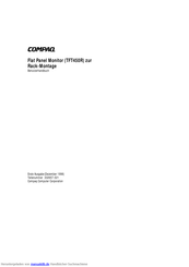 Compaq TFT450R Benutzerhandbuch