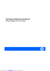 HP GT7720 Referenzhandbuch