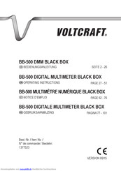 VOLTCRAFT BB-500 DMM BLACK BOX Bedienungsanleitung