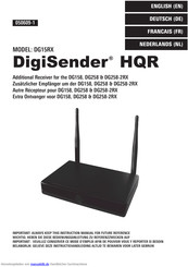 DigiSender DG15RX Bedienungsanleitung