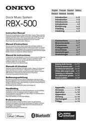 Onkyo RBX-500 Bedienungsanleitung
