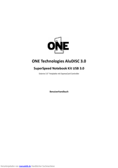 ONE Technologies AluDISC 3.0 Benutzerhandbuch