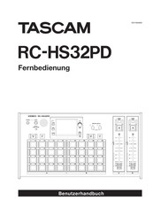 Tascam RC-HS32PD Benutzerhandbuch