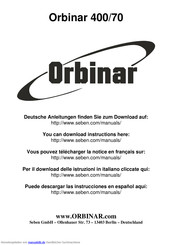 Orbinar 400/70 Anleitung