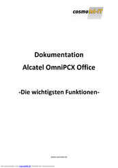 Alcatel OmniPCX Office Bedienungsanleitung