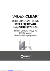 Widex C2-PA Bedienungsanleitung