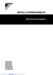 Daikin FBQ71D2VEB Installationshandbuch