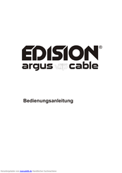 Edison Argus VIP Cable Bedienungsanleitung