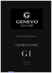 GENEVO One Benutzerhandbuch