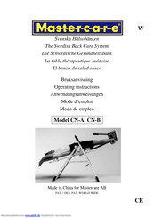 Mastercare CN-B Anwenderhandbuch