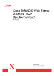 Xerox 6050 Benutzerhandbuch