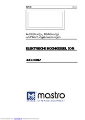 mastro ACL0002 Handbuch
