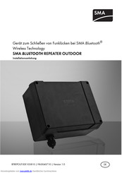 SMA BLUETOOTH REPEATER OUTDOOR Installationsanleitung