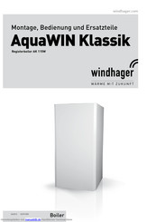 Windhager AK 115W Montageanleitung Und Bedienungsanleitung