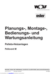 Wolf Pellevent M Montageanleitung