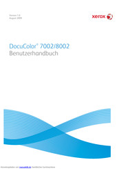 Xerox DocuColor 8002 Benutzerhandbuch