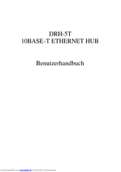 D-Link DRH-5T 10BASE-T ETHERNET HUB Benutzerhandbuch