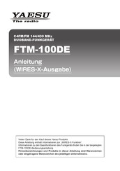 Yaesu FTM-100DE Anleitung