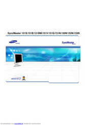 Samsung SyncMaster 151B Benutzerhandbuch