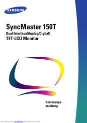 Samsung SyncMaster 150T Bedienungsanleitung