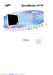 Samsung SyncMaster 971P Handbuch
