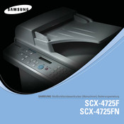 Samsung SCX-4725F Bedienungsanleitung
