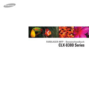 Samsung CLX-8380 Benutzerhandbuch