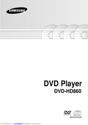 Samsung DVD-HD860 Handbuch