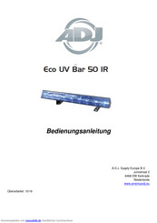 ADJ Eco UV Bar 50 IR Bedienungsanleitung
