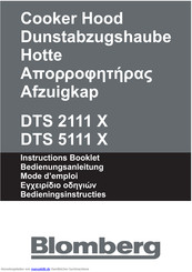 Blomberg DTS 2111 X Bedienungsanleitung