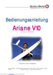 Carbon Ariane V10 Bedienungsanleitung