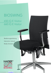Haider Bioswing 650 iQ E Visitor Bedienungsanleitung
