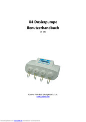 Kamoer X4 Benutzerhandbuch