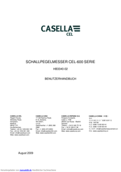 CASELLA CEL HB3340-02 Benutzerhandbuch
