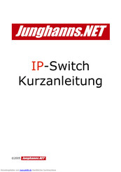 Junghanns.NET IP-Switch Kurzanleitung