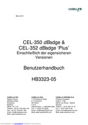 Casella CEL-352 dBadge Plus Benutzerhandbuch