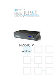jusst technologies NVR-101P Handbuch