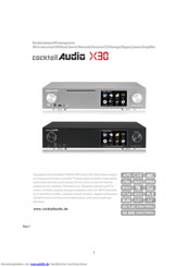 CocktailAudio X30 Handbuch