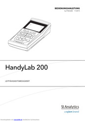 Xylem HandyLab 200 Bedienungsanleitung
