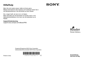 Sony Reader Pocket Edition PRS-350 Kurzanleitung