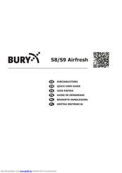 BURY Airfresh S9 Kurzanleitung